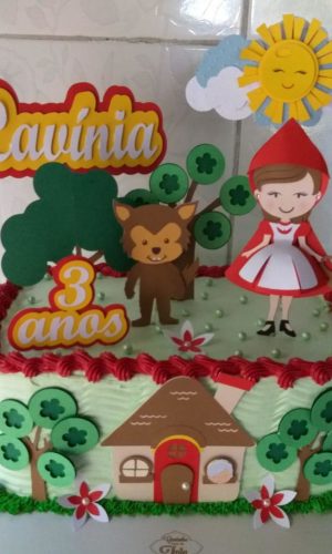KIT C/ 5 ARQUIVO DE CORTE: TOPO CHAPEUZINHO VERMELHO 006