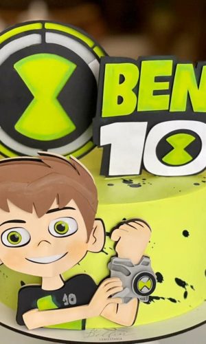 KIT C/ 5 ARQUIVO DE CORTE: TOPO DE BOLO BEN 10 001