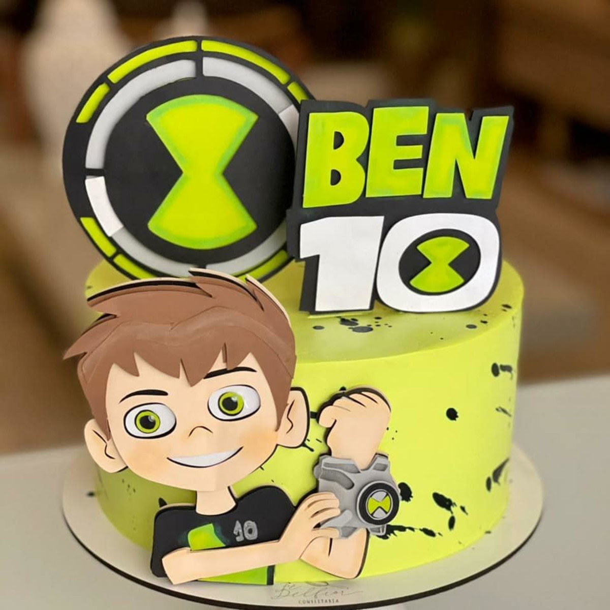 KIT C/ 5 ARQUIVO DE CORTE: TOPO DE BOLO BEN 10 001