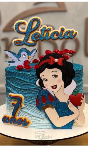 KIT C/ 5 ARQUIVO DE CORTE: TOPO DE BOLO BRANCA DE NEVE 005
