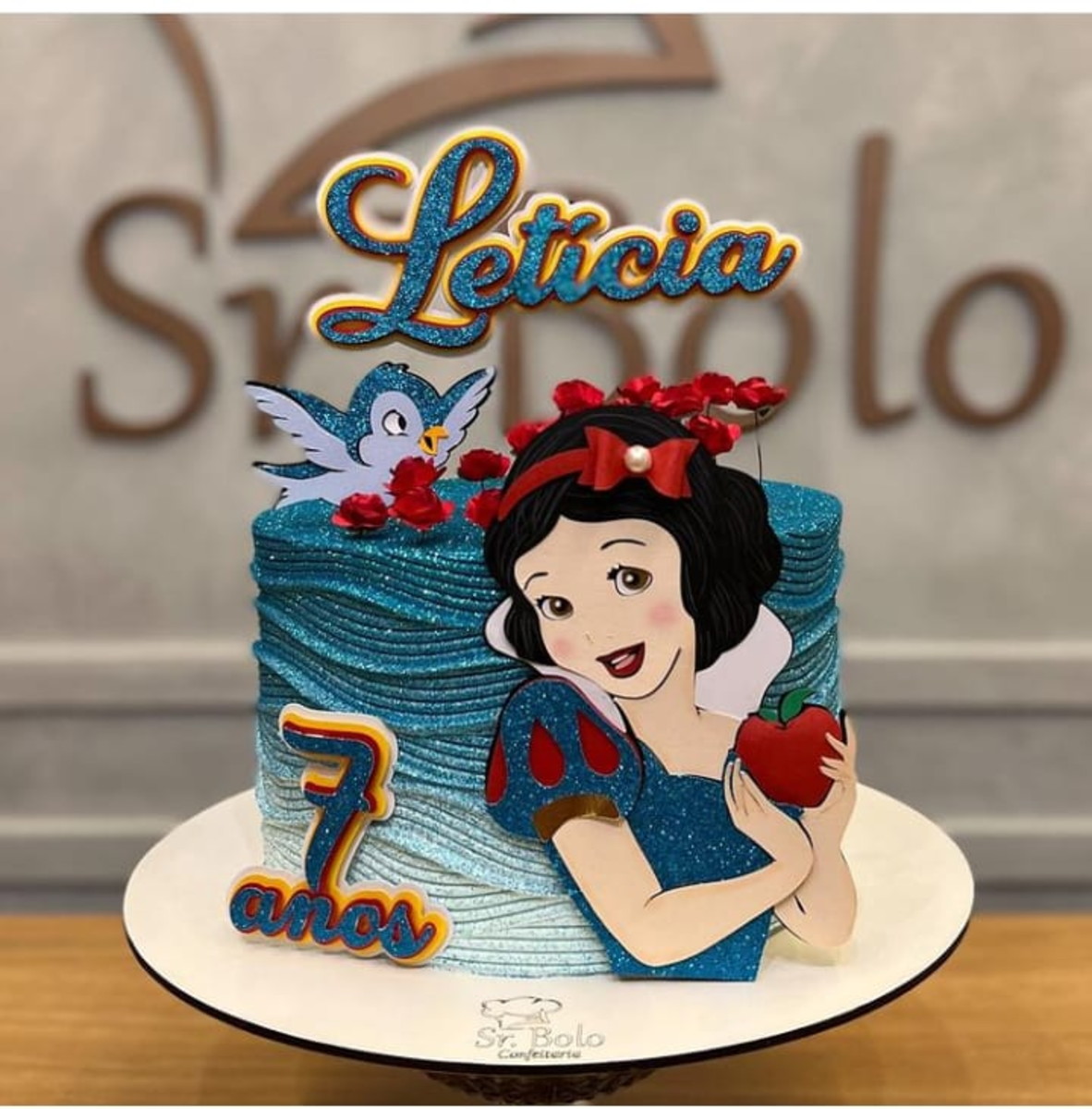 KIT C/ 5 ARQUIVO DE CORTE: TOPO DE BOLO BRANCA DE NEVE 005