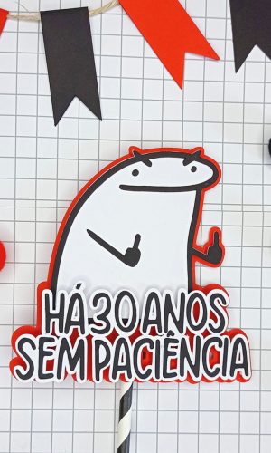 KIT C/ 5 ARQUIVO DE CORTE: TOPO DE BOLO FLORK BENTO CAKE 013