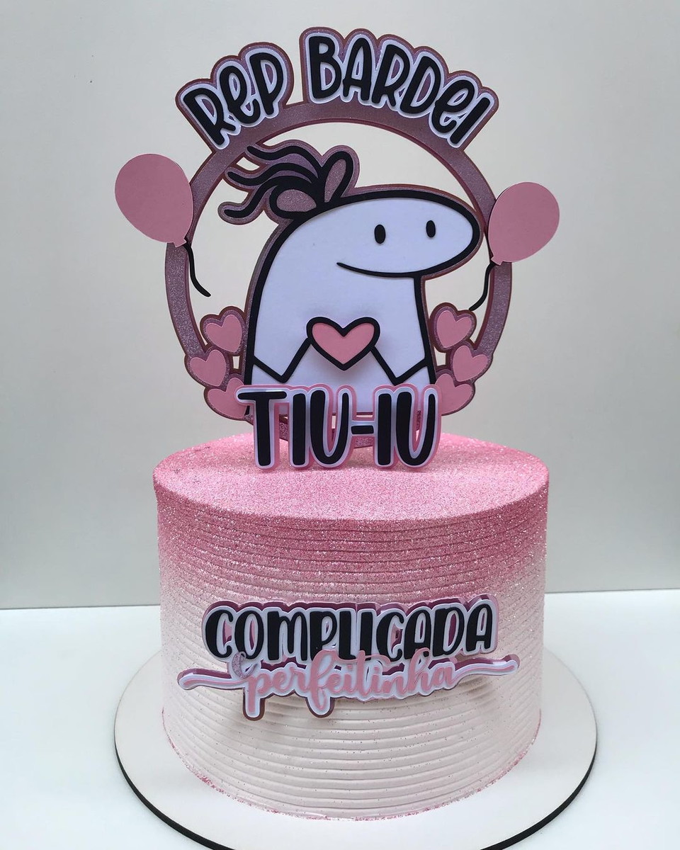Arquivo de Corte: Topo de Bolo Flork Bento Cake 027