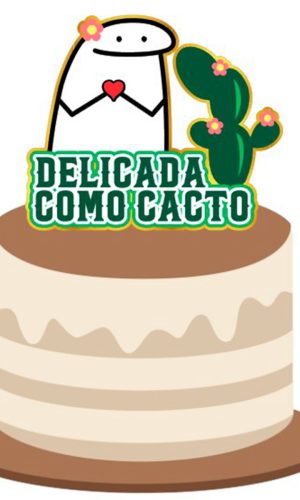 Kit C/ 5 Arquivo De Corte: Topo De Bolo Flork Bento Cake 029