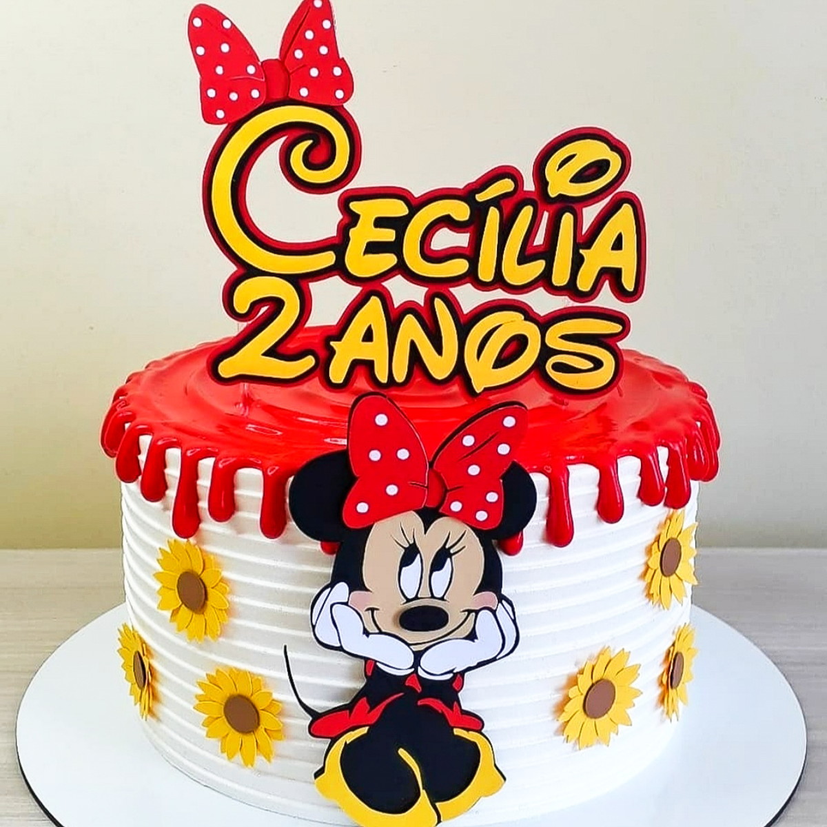 KIT C/ 5 ARQUIVO DE CORTE: TOPO DE BOLO MINNIE 004