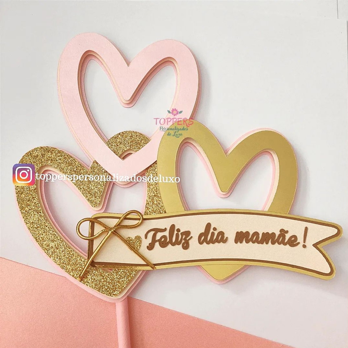 KIT C/ 5 ARQUIVOS DE CORTE: TOPO CORAÇÃO DIA DAS MÃES 025