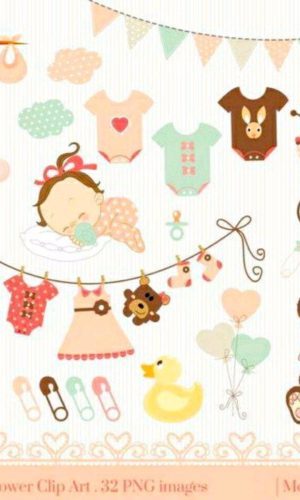 Kit Clipart - Scrapbook - Chá de Bebê Baby (#361)