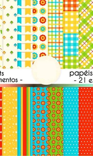 Kit Clipart - Scrapbook - Papel Digital Junino (#541)