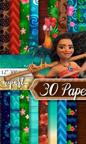 Kit Digital Moana- Scrapbook