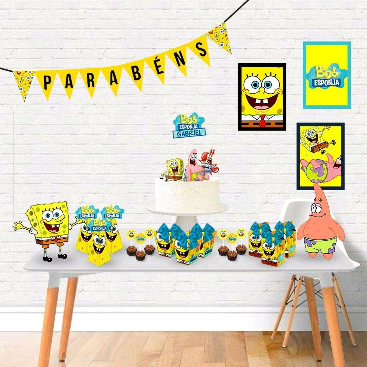 KIT SÓ UM BOLINHO - BOB ESPONJA (#520) PDF E STUDIO