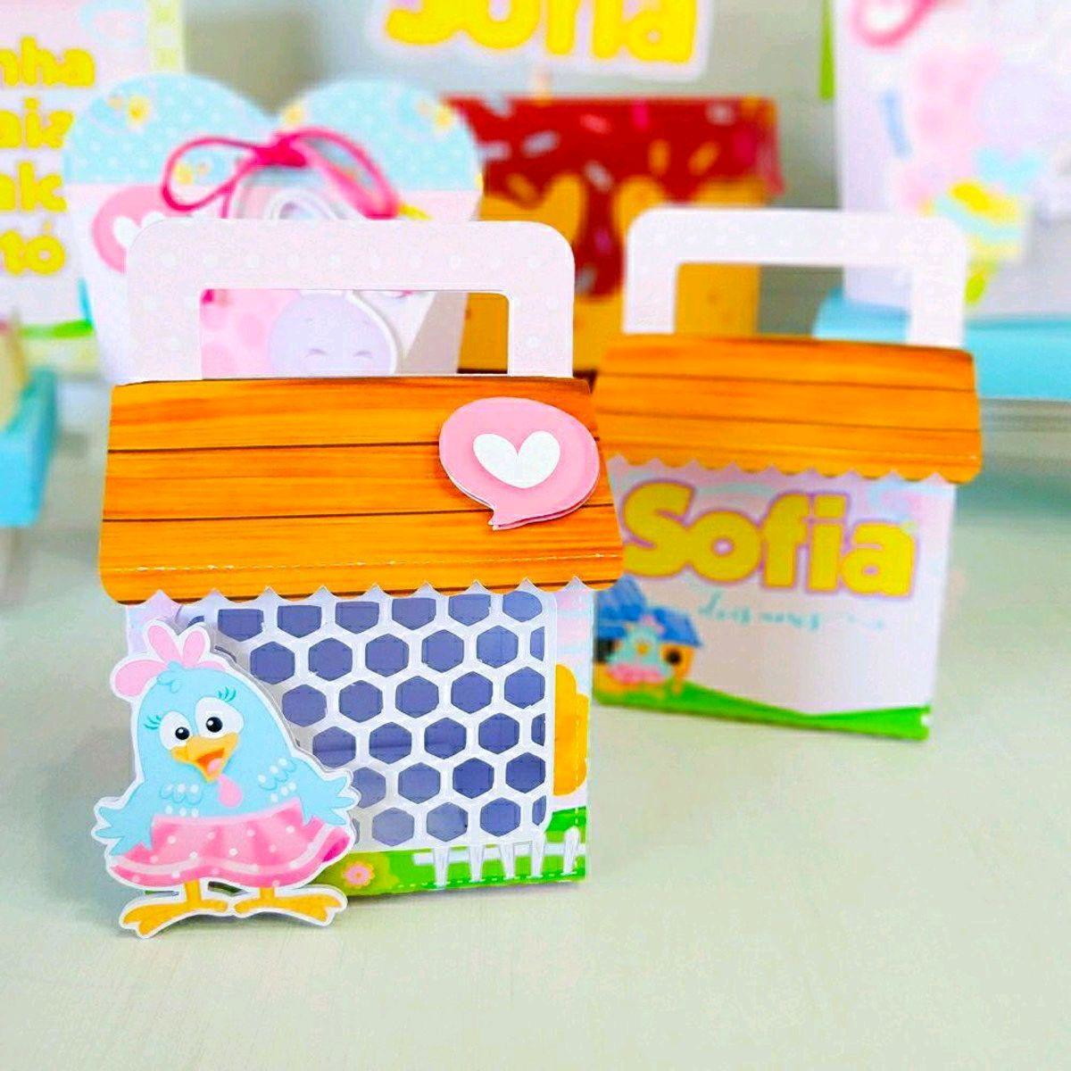 KIT SÓ UM BOLINHO GALINHA PINTADINHA MENINA (#563)PDF STUDIO - Imagem 5