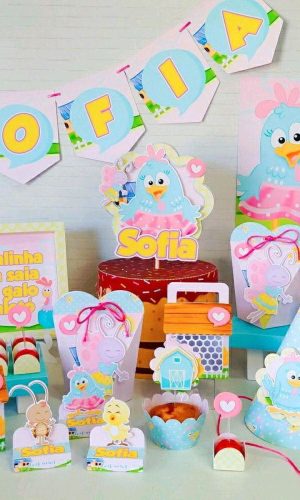 KIT SÓ UM BOLINHO GALINHA PINTADINHA MENINA (#563)PDF STUDIO