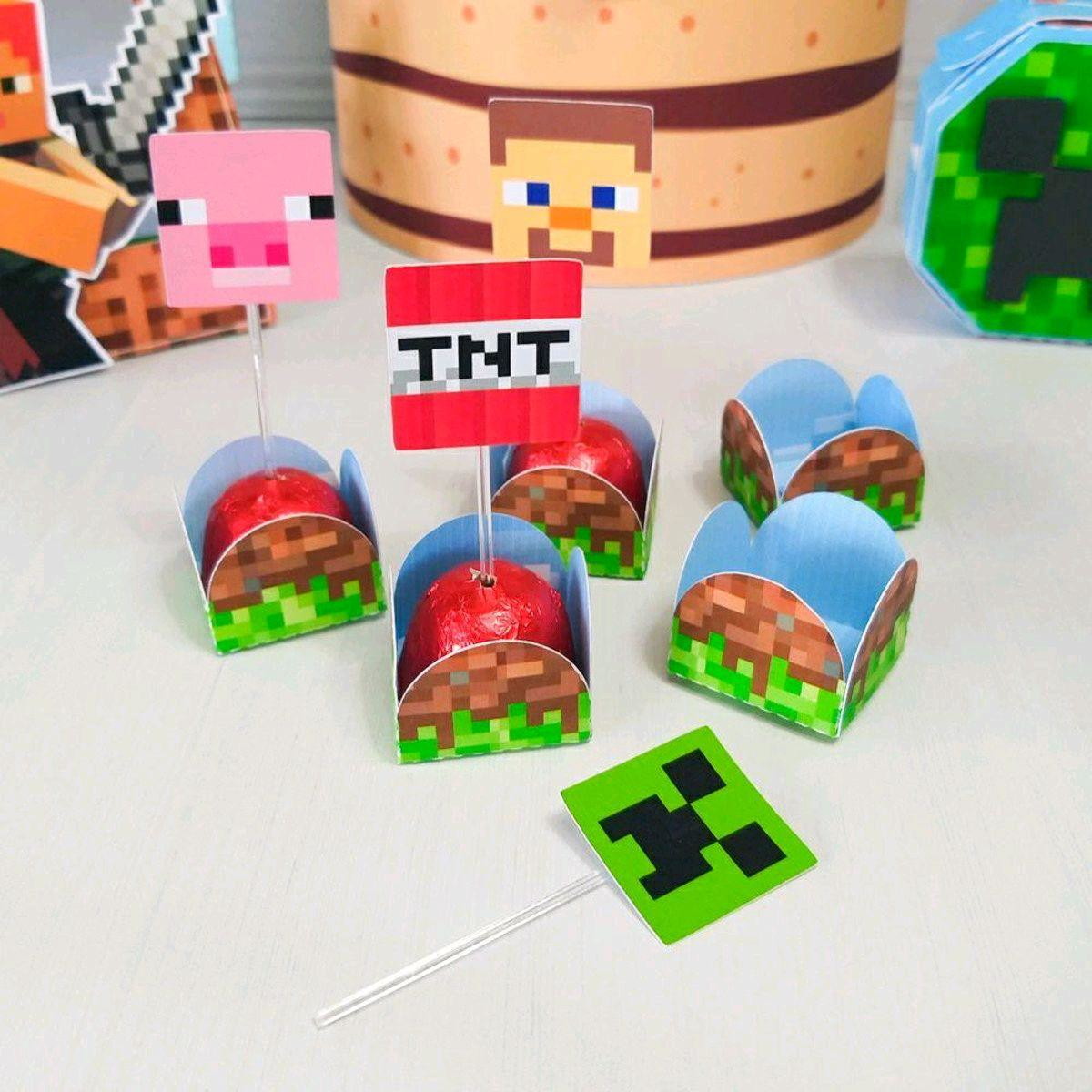 KIT SÓ UM BOLINHO - MINECRAFT (#516) PDF E STUDIO - Imagem 2