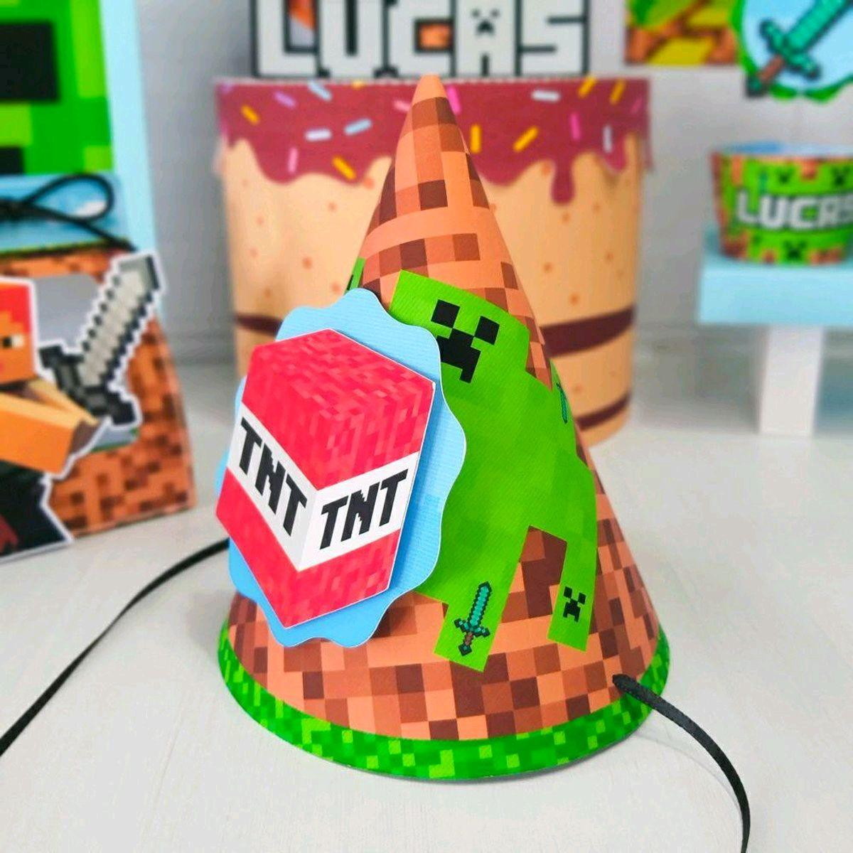 KIT SÓ UM BOLINHO - MINECRAFT (#516) PDF E STUDIO - Imagem 4