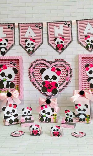 KIT SÓ UM BOLINHO - PANDA ROSA (#411) PDF E STUDIO