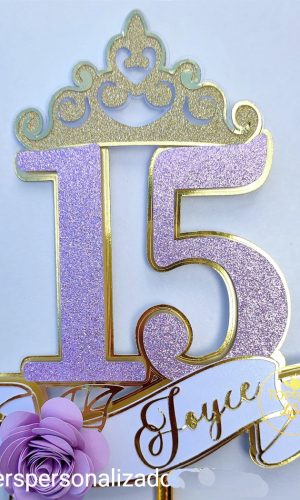 Topo De Bolo 15 Anos