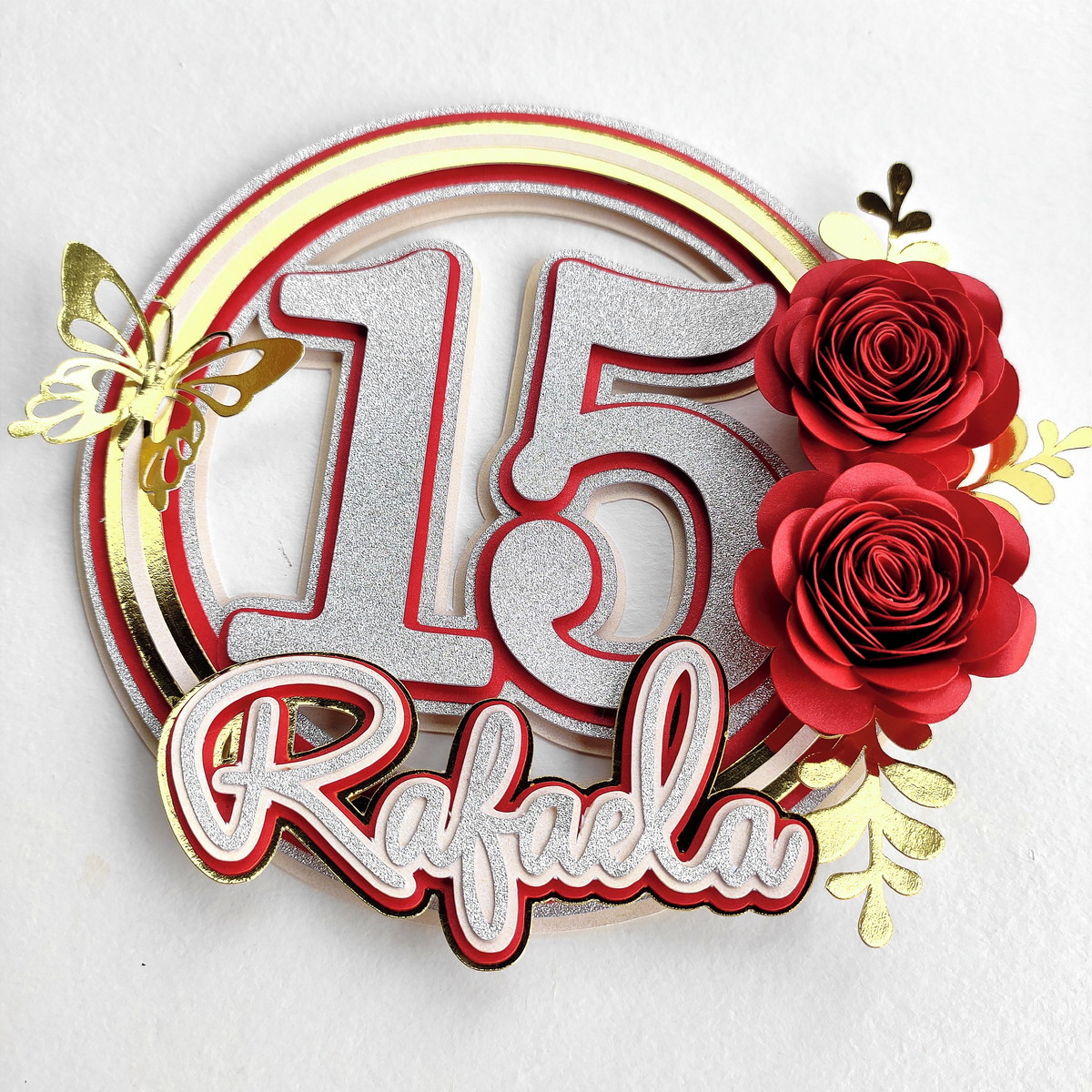 Topo de Bolo 15 Anos