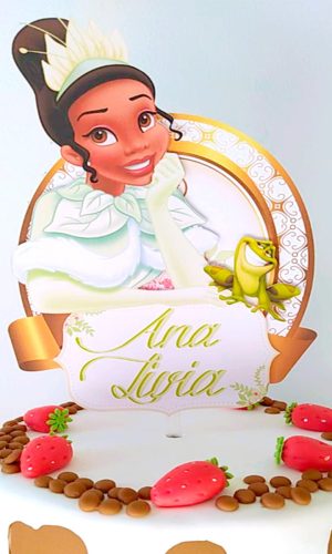 Topo De Bolo A Princesa E O Sapo