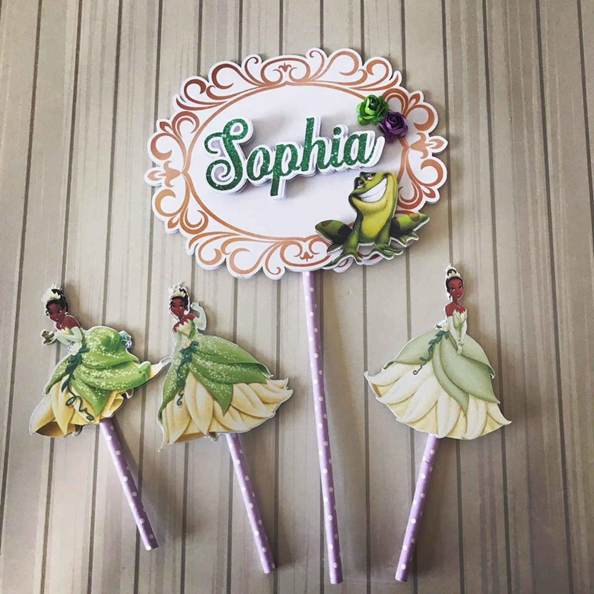 Topo de Bolo a Princesa e o Sapo
