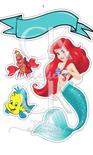 Topo de Bolo Ariel
