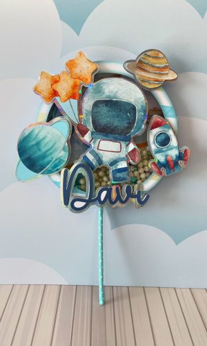 Topo de Bolo Astronauta