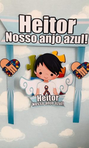 Topo de Bolo Autismo