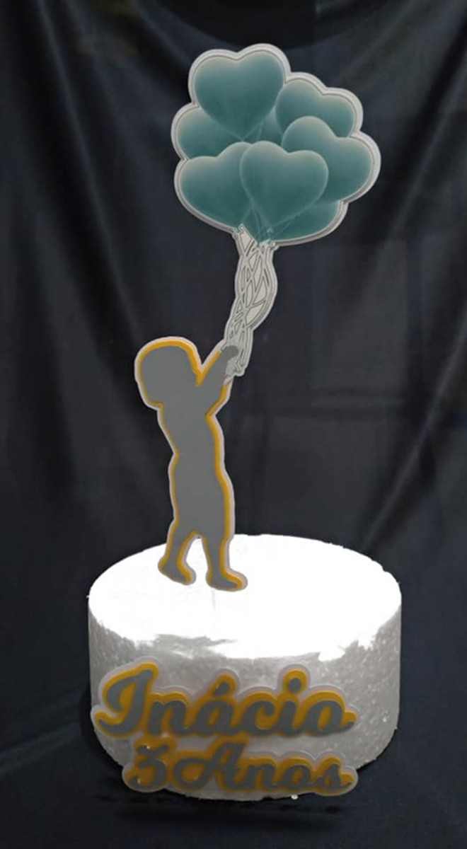 Topo de Bolo Balão