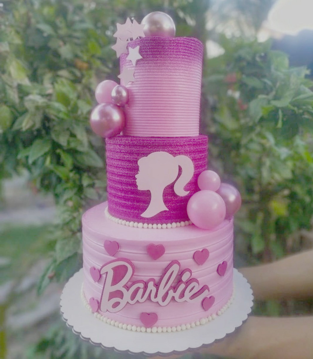 Topo de Bolo Barbie