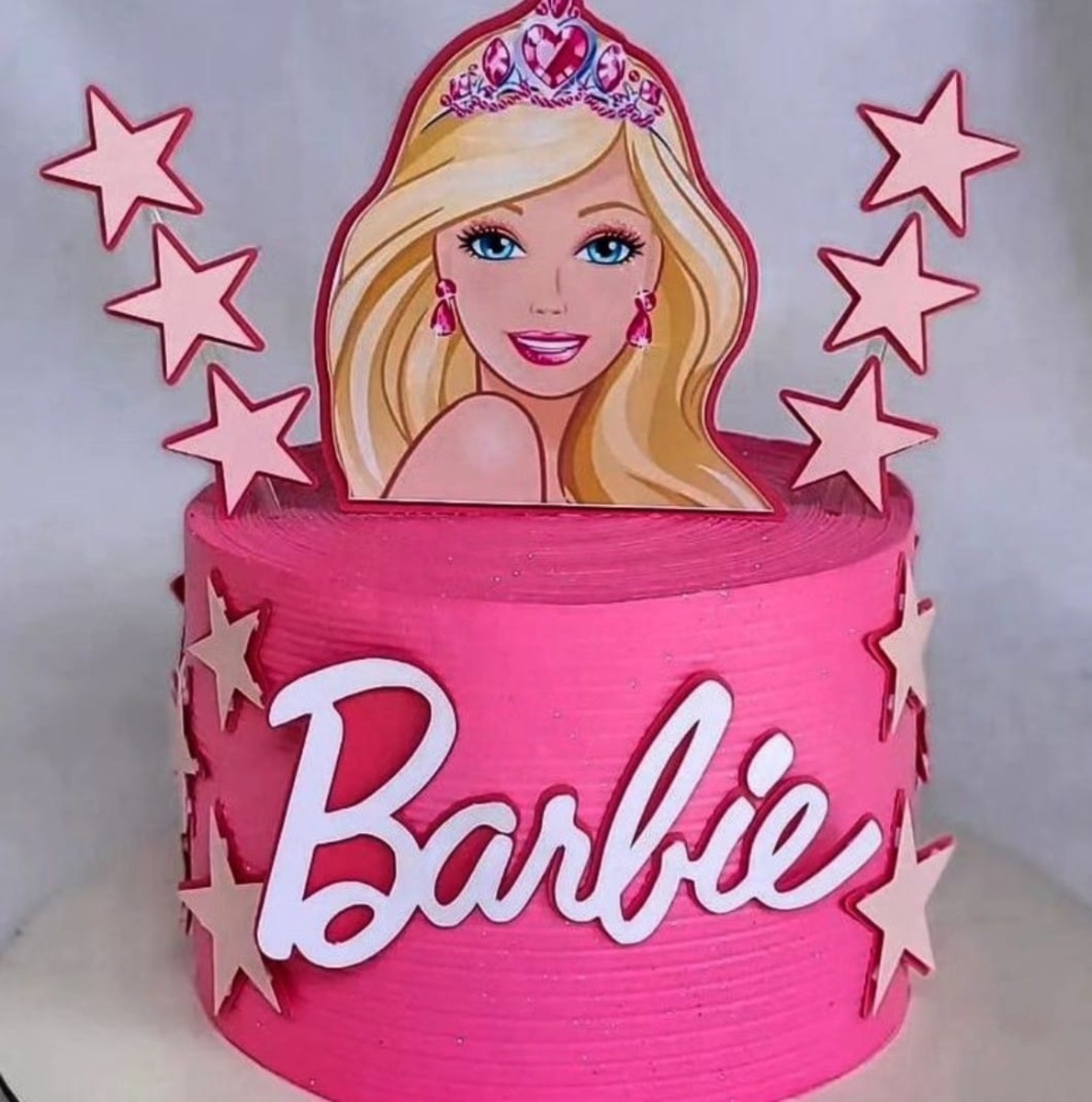 Topo de Bolo Barbie