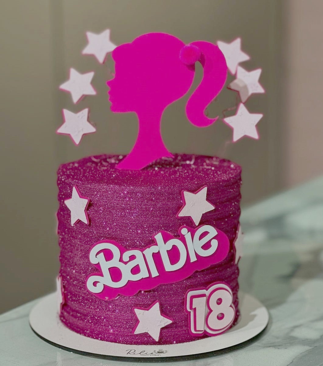 Topo de Bolo Barbie