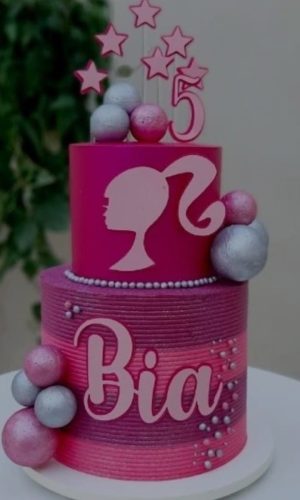 Topo de Bolo Barbie