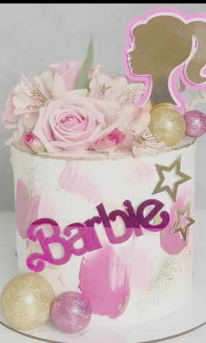Topo de Bolo Barbie