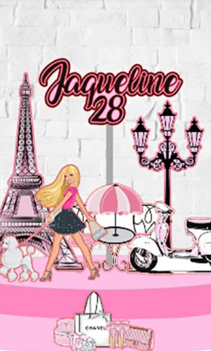 Topo de Bolo Barbie