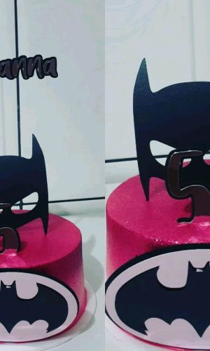 Topo de Bolo Batgirl