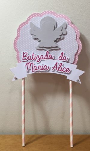 Topo De Bolo Batizado