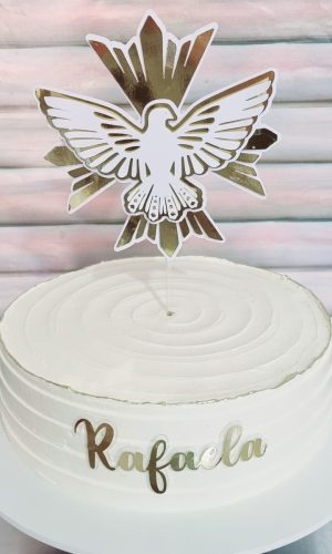 Topo de Bolo Batizado