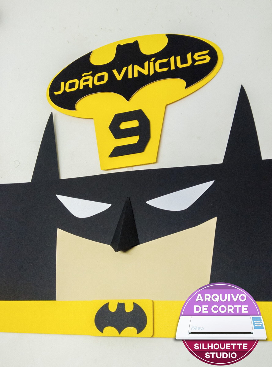 Topo de Bolo Batman