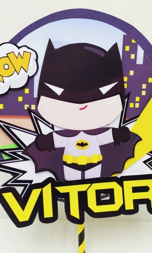 Topo de Bolo Batman