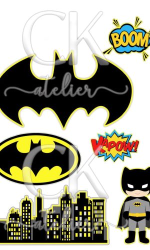 Topo de Bolo batman