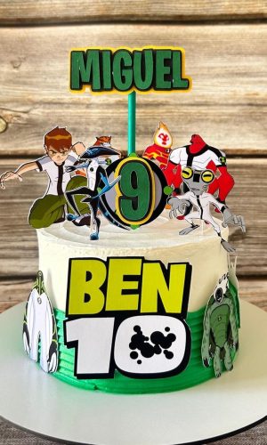 Topo de Bolo Ben 10