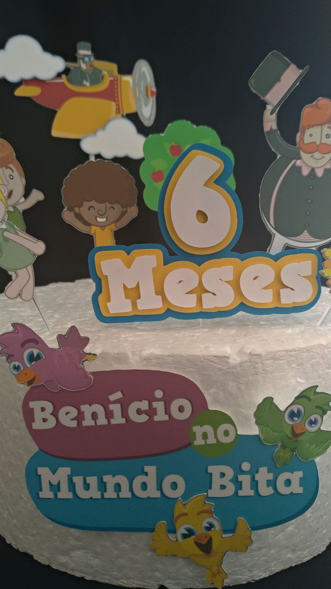 Topo de Bolo Bita - Imagem 5