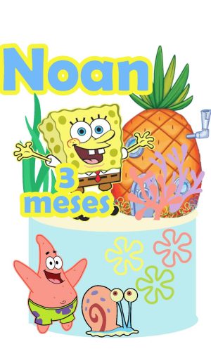 Topo de Bolo Bob Esponja
