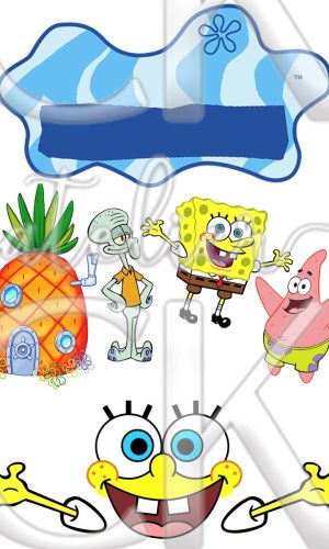 Topo de Bolo Bob Esponja