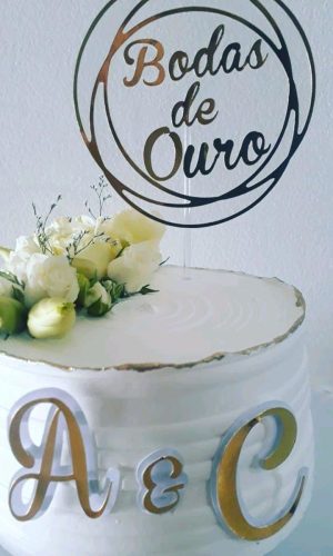 Topo de Bolo Bodas