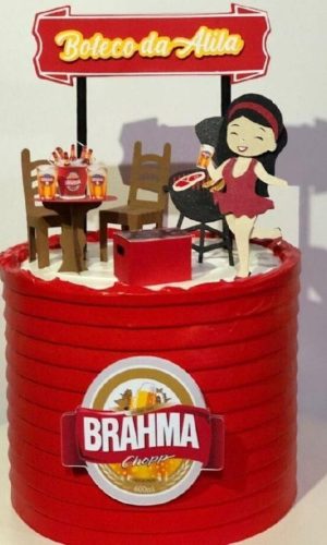 Topo De Bolo Boteco Da Brahma