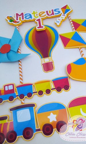 Topo de Bolo Brinquedos