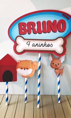 Topo de Bolo Cachorrinho