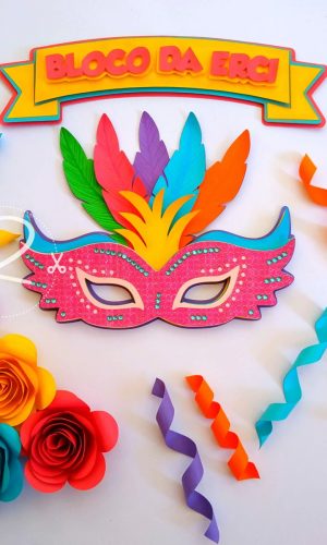 Topo de Bolo Carnaval