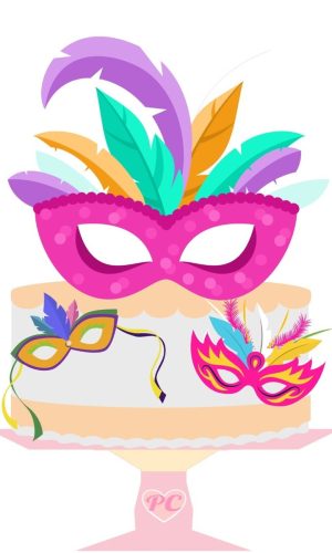 Topo de Bolo Carnaval