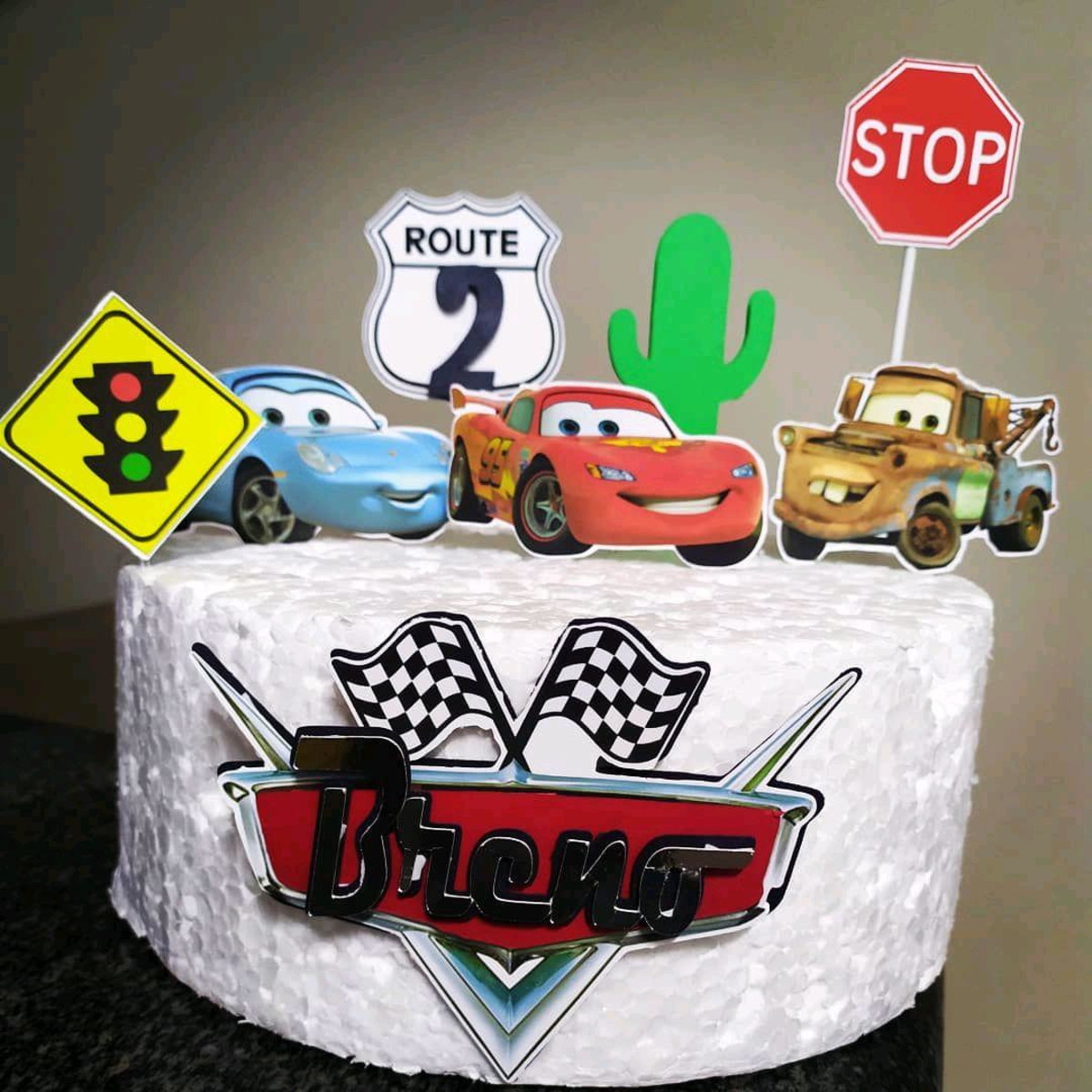 Topo de Bolo Carros - Imagem 2